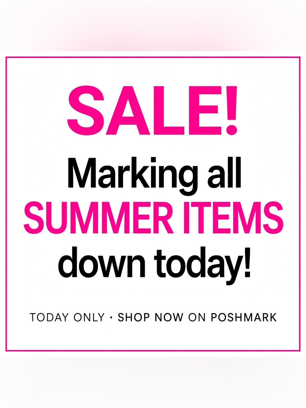 Sunday Closet Clean Out SALE!! Today! Marked down. Send offers!
